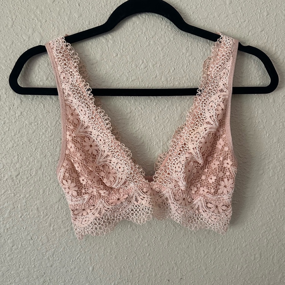 Victoria's Secret Blush Lace Bralette